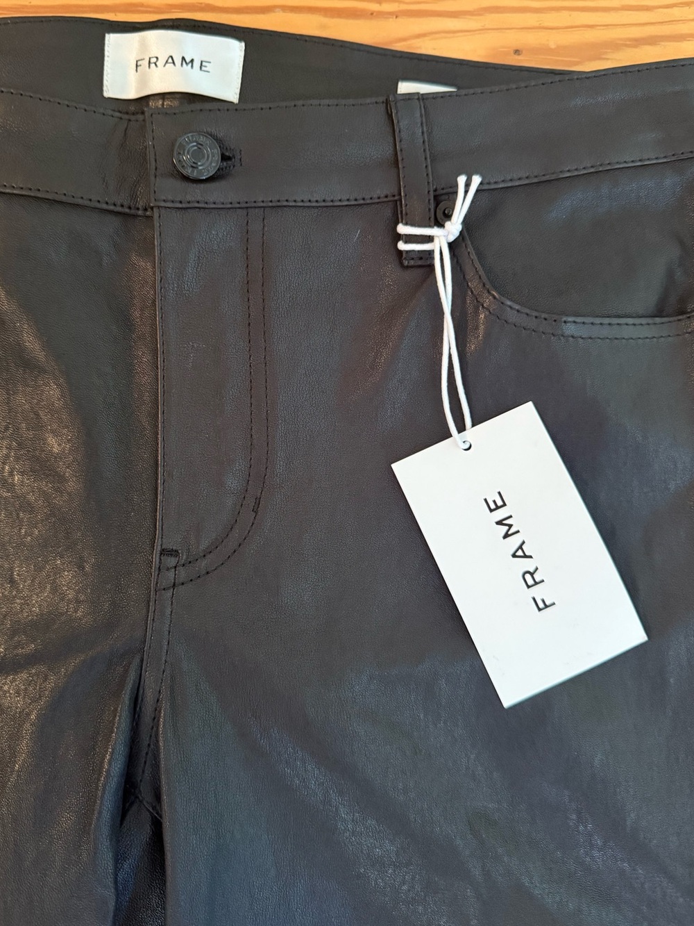 Frame The Leather Rodeo pant NWT - Picture 10 of 14